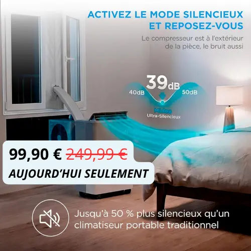 Midea PortaSplit - Refroidit comme une clim fixe, se branche comme un ventilateur